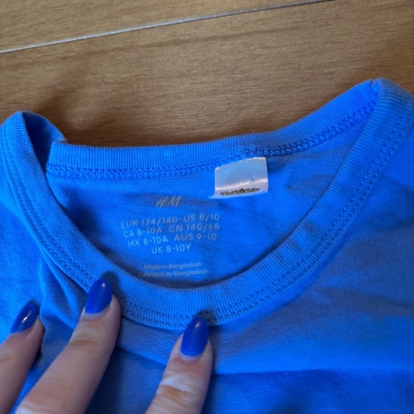 H&M Blue Short Sleeve Tees Vibrant Pokemon Design - Picture 7 of 8